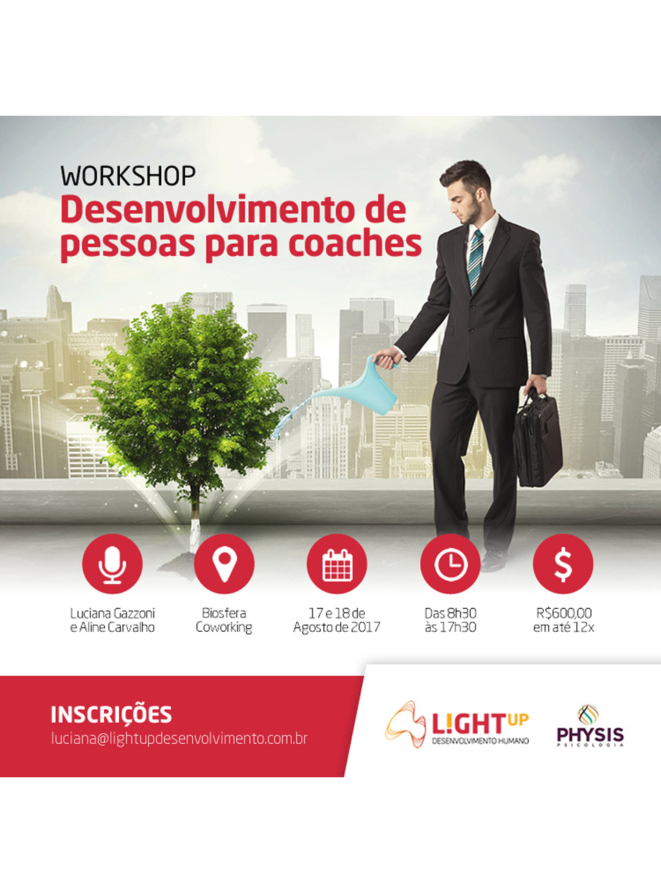 Workshop Biosfera Coworking Curitiba Desenvolvimento de Pessoas para Coaches